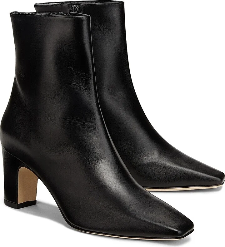 Women's Ofaralo Leather Ankle Boots - Black - Size 10.5 - Image 2
