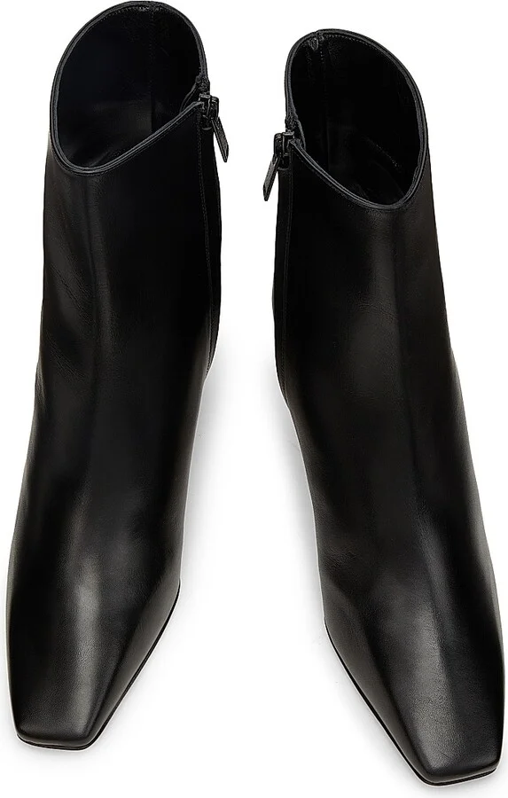 Women's Ofaralo Leather Ankle Boots - Black - Size 10.5 - Image 4