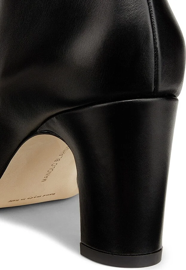 Women's Ofaralo Leather Ankle Boots - Black - Size 10.5 - Image 5