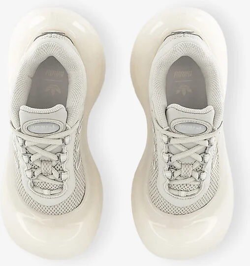 Womens Off White Adidas x Avavav Moonrubber Mesh Low-Top Trainers Eur 38/5 Uk Women - Image 2