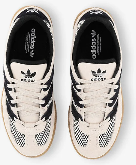 Womens Off White Core Black Handball Spezial St Suede and Mesh Low-Top Trainers 8.5 - Image 2