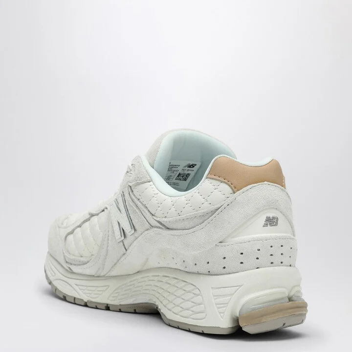 Women's Off White Quilted 2002R Sneakers - Image 2