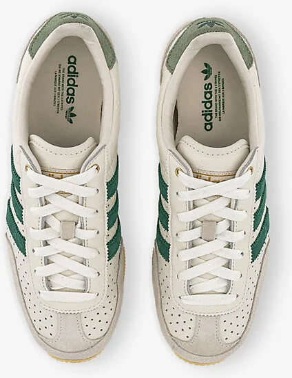 Womens Offwhite Collegiate Gree Japan Leather Low-Top Trainers 4.5 - Image 2