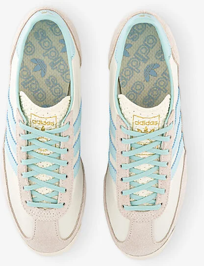 Womens Offwhite Semi Flash Aqua Sl 72 Suede and Shell Low-Top Trainers 5.5 - Image 2