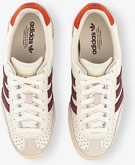 Womens Offwhite Shadow Red Oran Japan Leather Low-Top Trainers 4 - Image 2