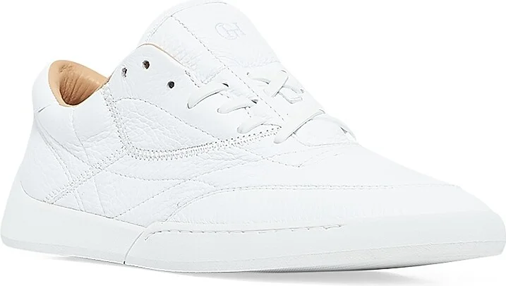 Women's Ohio Leather Low-Top Sneakers - White - Size 6 - Image 2