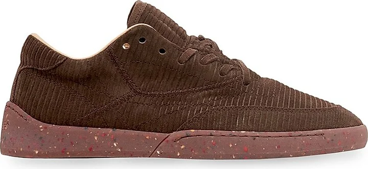 Women's Ohio Low-Top Leather Sneakers - Dark Chocolate - Size 5