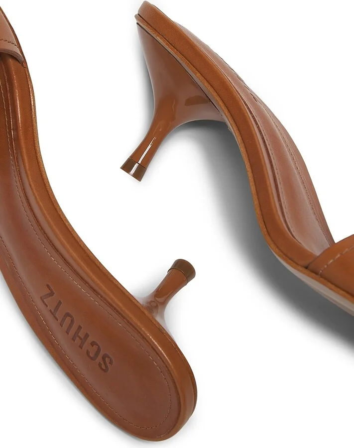 Women's Olga 50MM Buckle-Accented Leather Sandals - Brown - Size 6.5 - Image 6