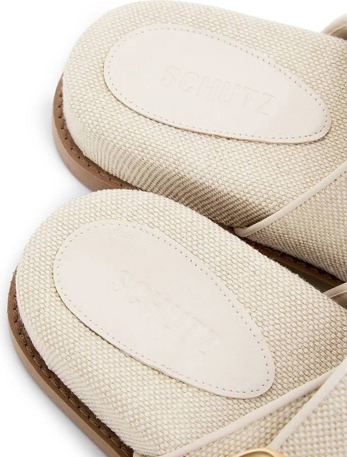 Women's Olga Sporty Linen Sandals - Oyster - Size 6.5 - Image 5
