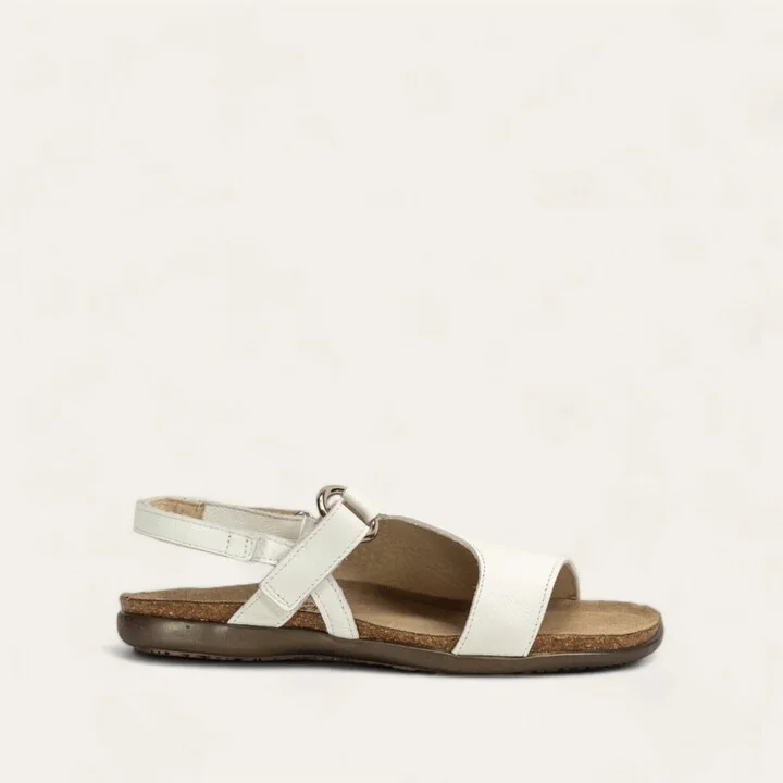 Women's Olivia Sandals In Soft White Leather