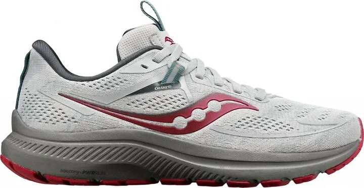 Women's Omni 21 Running Sneakers In Concrete/berry