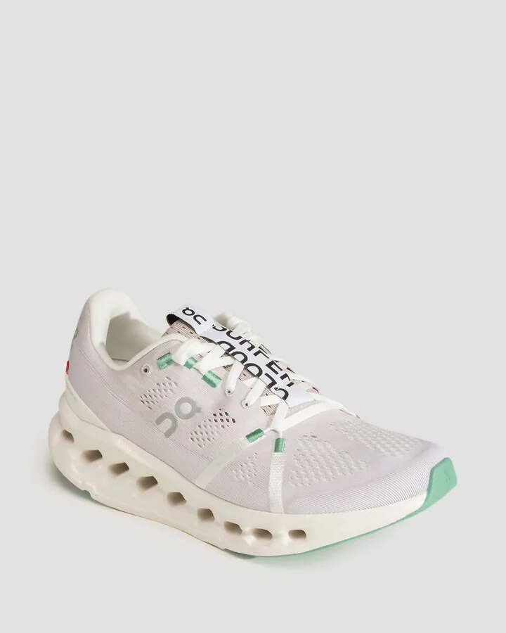 Women's On Cloudsurfer Running Shoes In Pearl/ivory