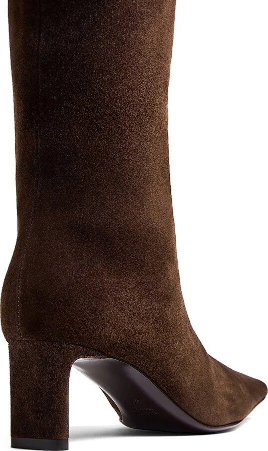 Women's Ona 55MM Knee-High Leather Boots - Ebano - Size 5.5 - Image 3