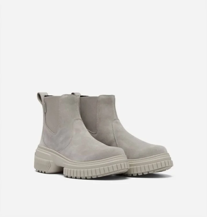 Women's Ona Ave Waterproof Chelsea Boot In Chrome Grey / Dove