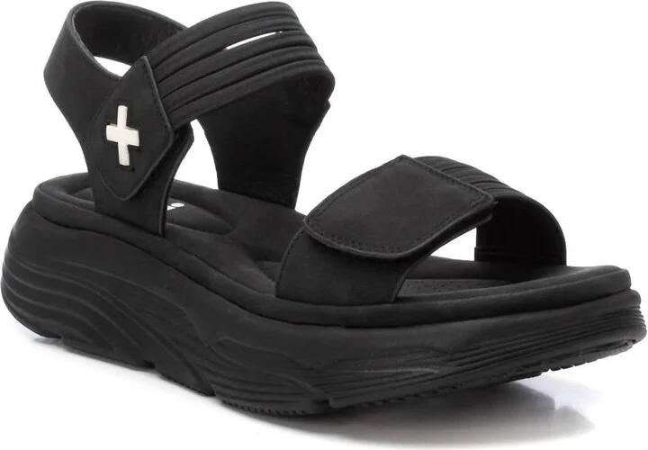 Women's Open Sandals In Black