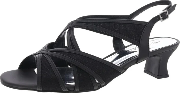 Womens Open Toe Dressy Ankle Strap