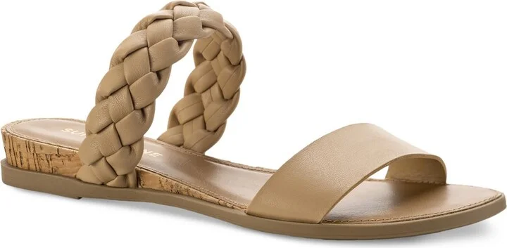 Womens Open Toe Slide Sandals