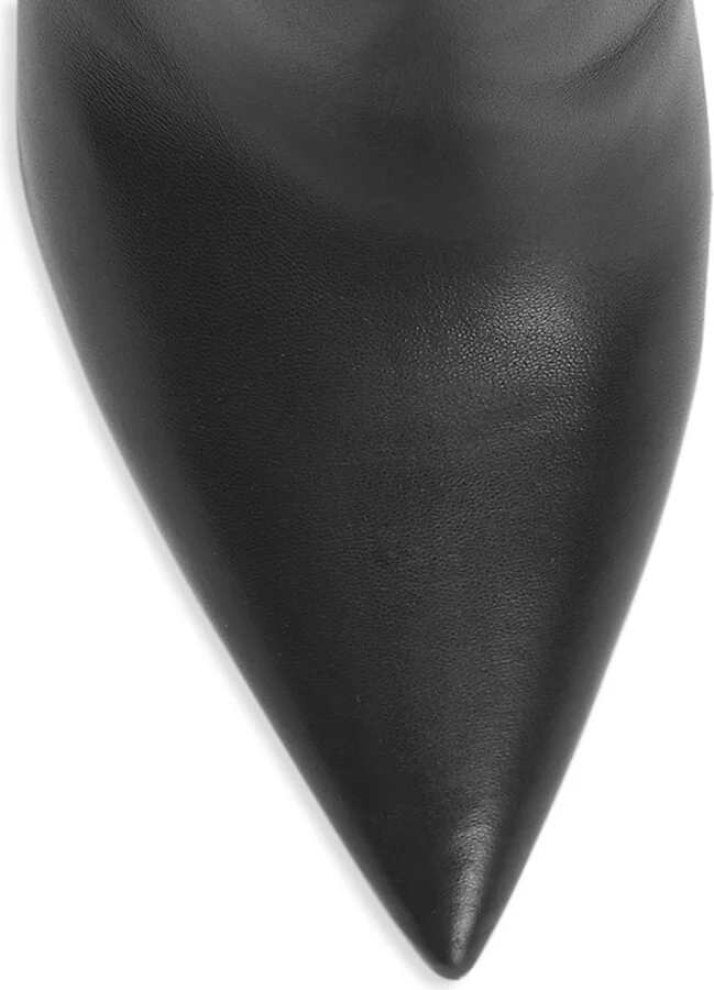 Women's Opyum Leather Booties - Nero - Size 5 - Image 4