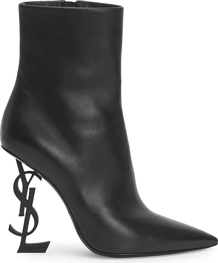 Women's Opyum Leather Booties - Nero - Size 5