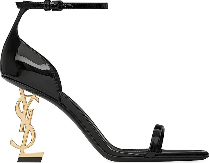 Women's Opyum Sandals in Patent Leather - Black - Size 4