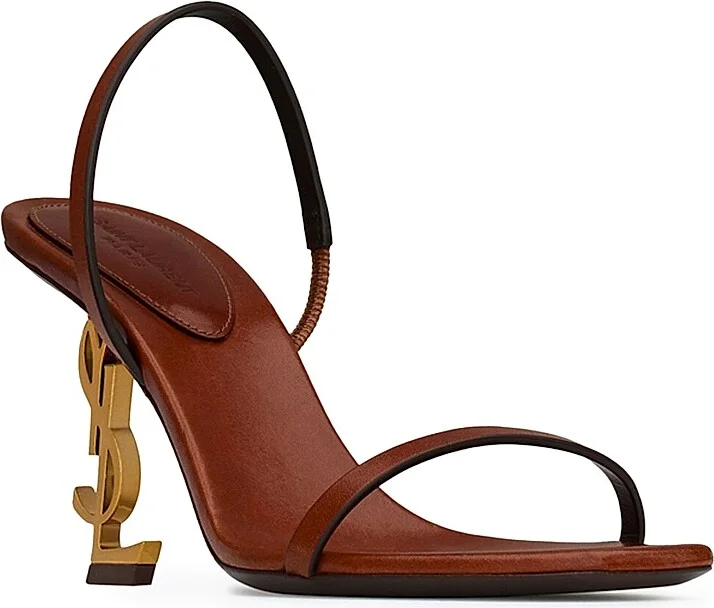 Women's Opyum Slingback Sandals in Vegetable-Tanned Leather - Dark Brown - Size 5 - Image 2