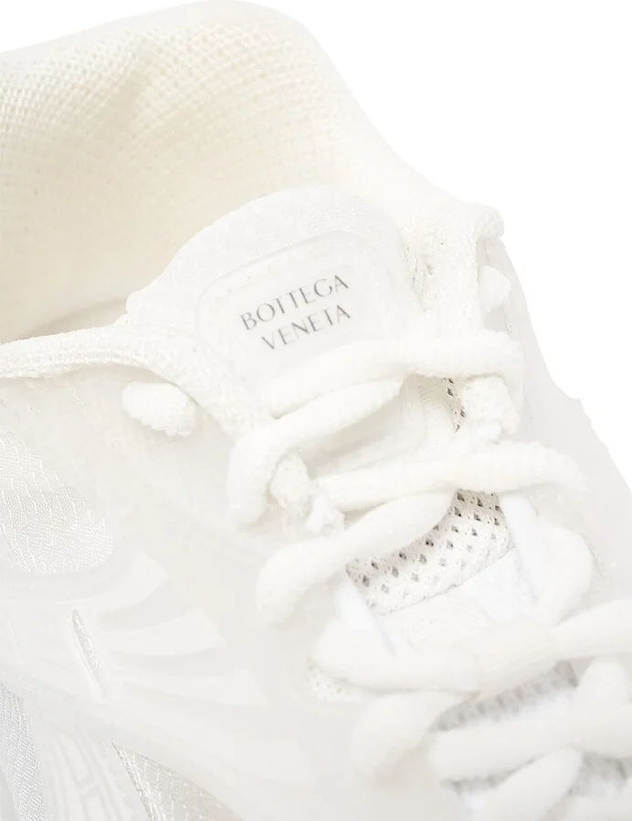 Women's Orbit Logo Low-Top Sneakers - Glass White - Size 6 - Image 5