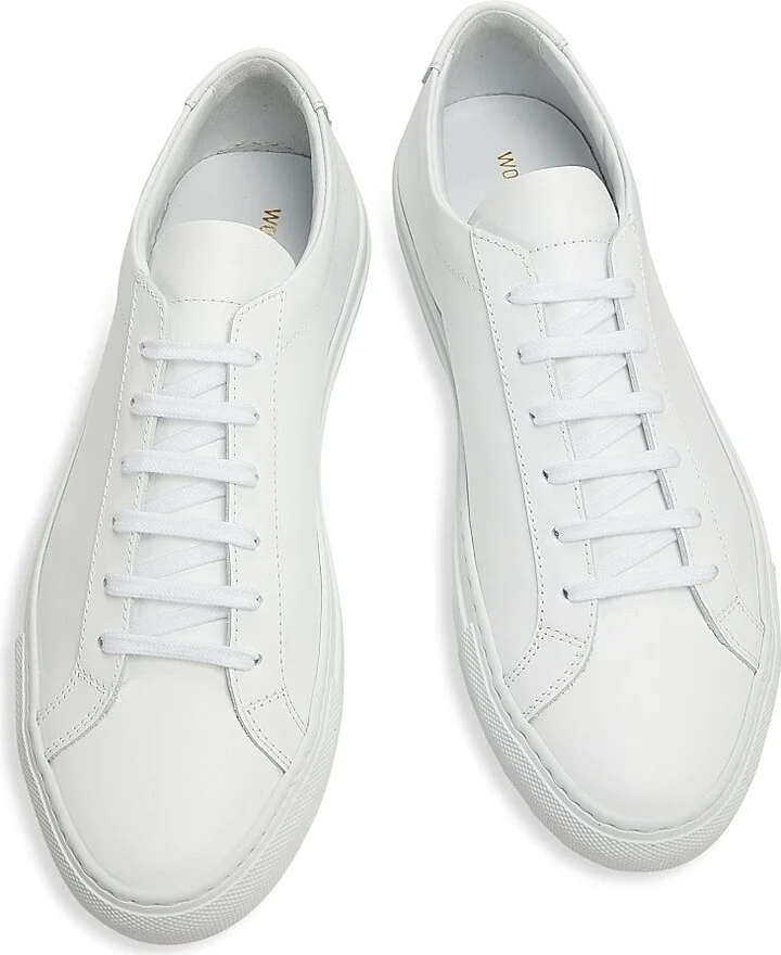 Women's Original Achilles Leather Low-Top Sneakers - White - Size 11 - Image 4