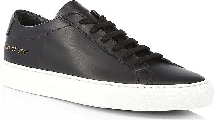 Women's Original Achilles Leather Sneakers - Black - Size 11 - Image 2