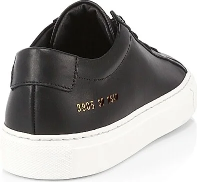 Women's Original Achilles Leather Sneakers - Black - Size 11 - Image 3