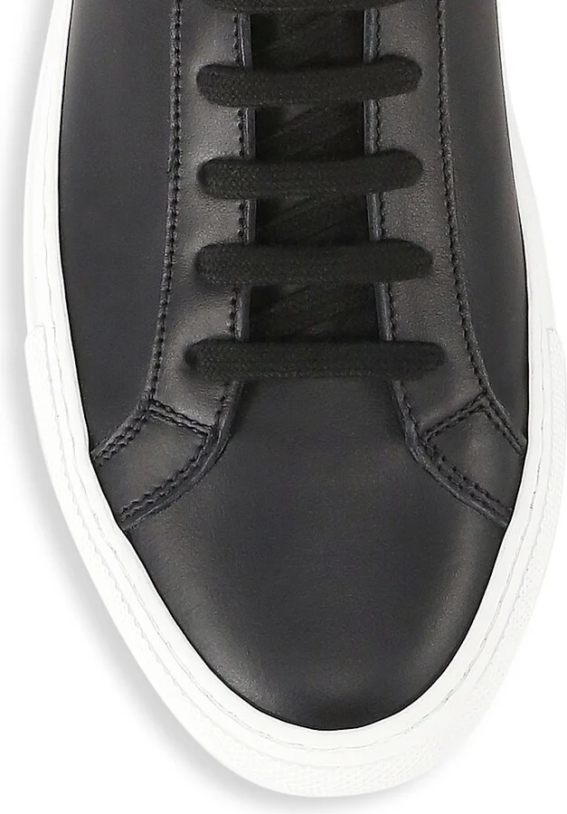 Women's Original Achilles Leather Sneakers - Black - Size 11 - Image 4