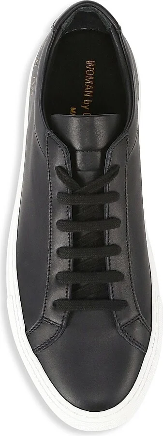 Women's Original Achilles Leather Sneakers - Black - Size 11 - Image 5