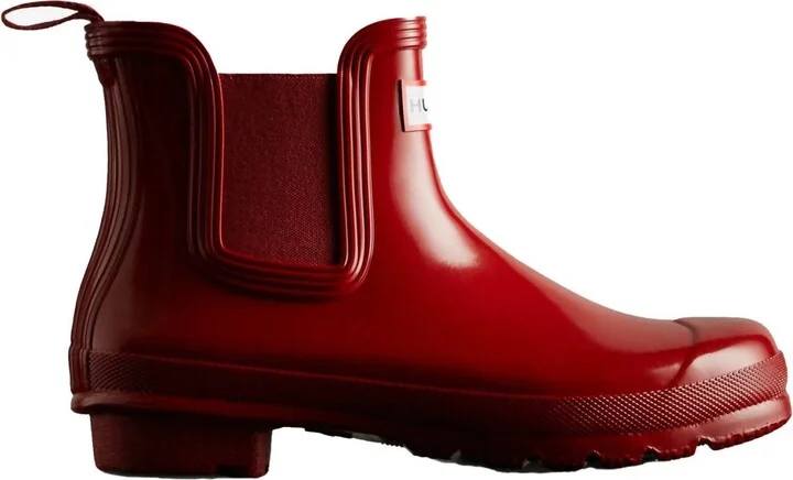 Women's Original Gloss Chelsea Boots In Military Red