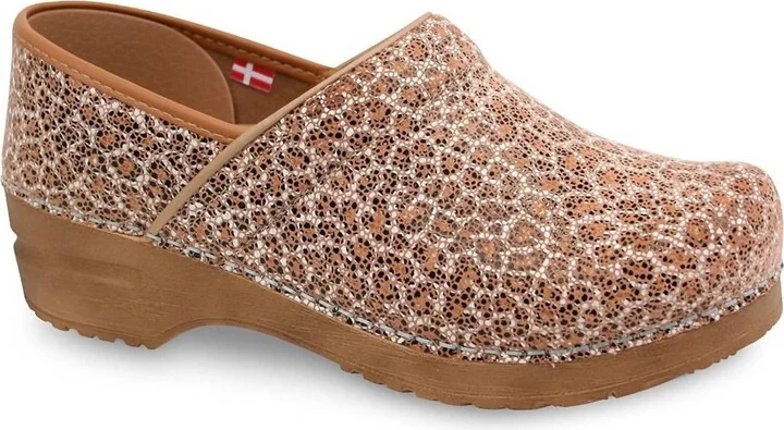 Women's Original Professional Clog In Printed Suede Nature