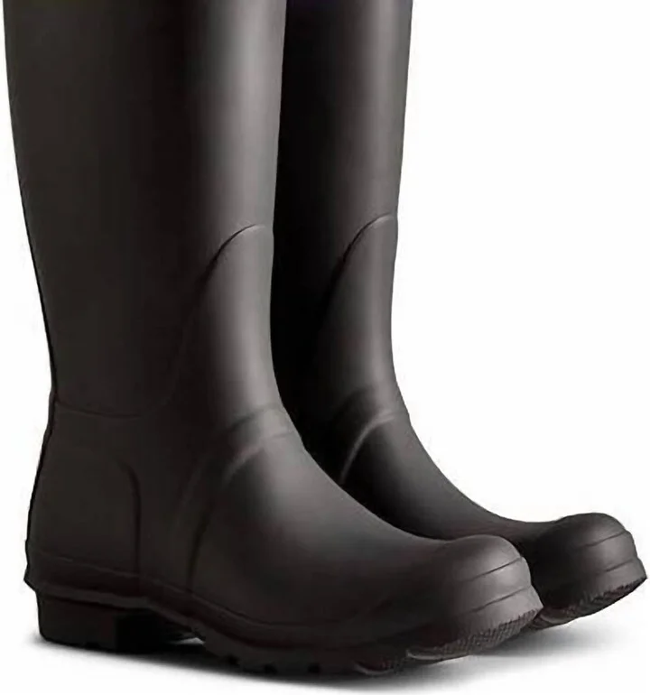 Women's Original Tall Colour Block Boot In Black/tempered Mauve
