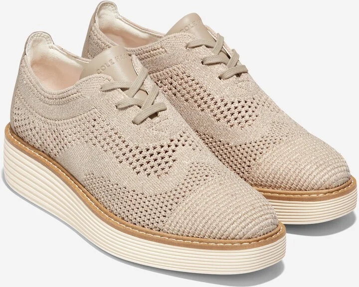 Women's ØriginalGrand Stitchlite™ Platform Wingtip Oxfords - Image 5
