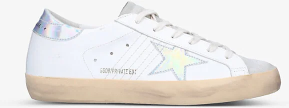 Womens Other Women's Exclusive Superstar Iridescent-Star Low-Top Leather Trainers Eur 38/5 Uk Women