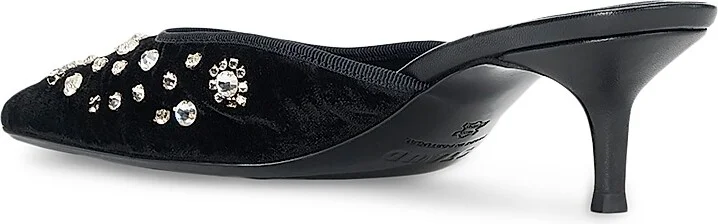 Women's Otto Beaded Velvet Kitten Heels - Starry Night - Size 5 - Image 3
