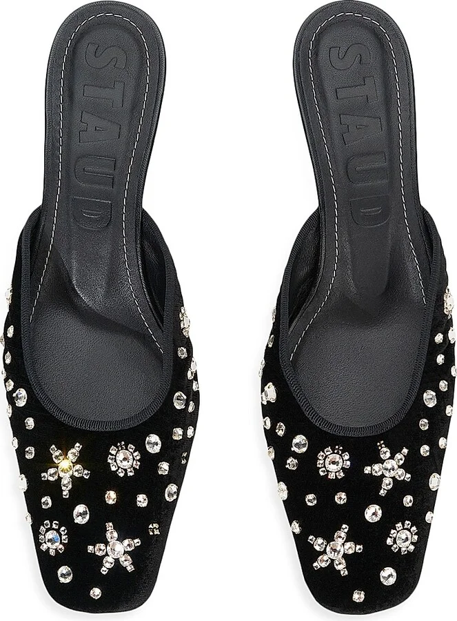 Women's Otto Beaded Velvet Kitten Heels - Starry Night - Size 5 - Image 4