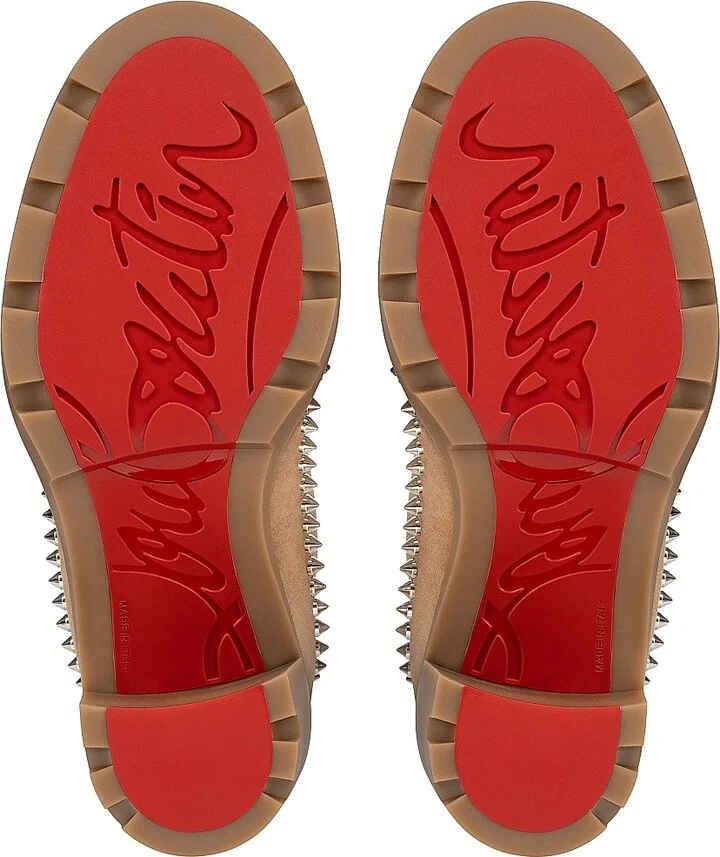 Women's Out Line Spikes Lug 70MM Veau Velours Boots - Lionne - Size 7 - Image 4