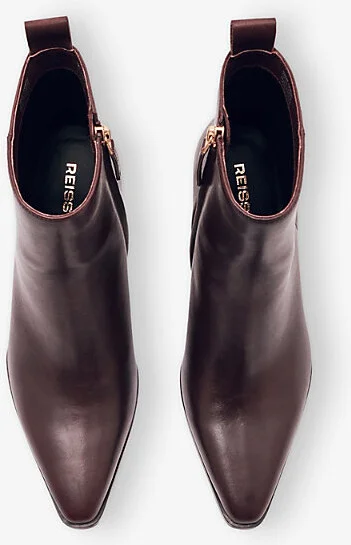 Womens Oxblood Amy Leather Ankle Boots Eur 36 / 3 Uk Women - Image 2
