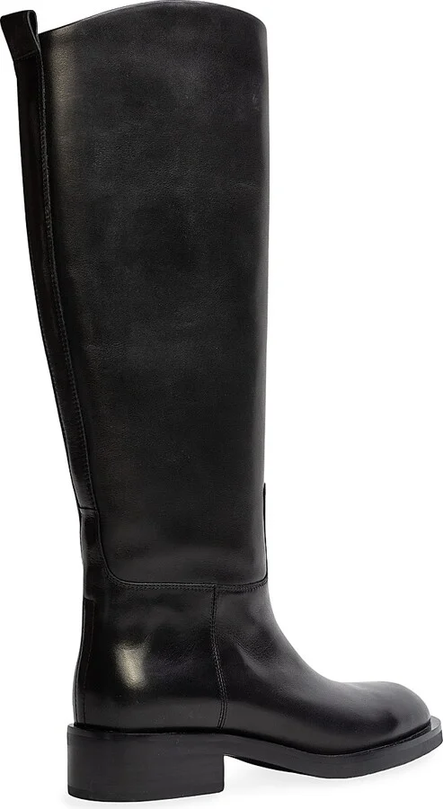 Women's Pace Leather Boots - Black Leather - Size 6 - Image 4