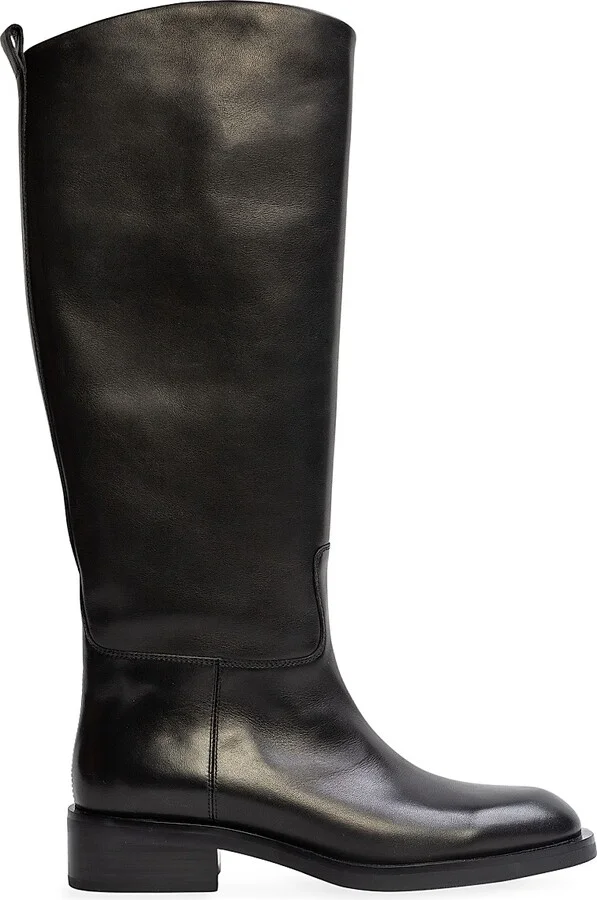 Women's Pace Leather Boots - Black Leather - Size 6