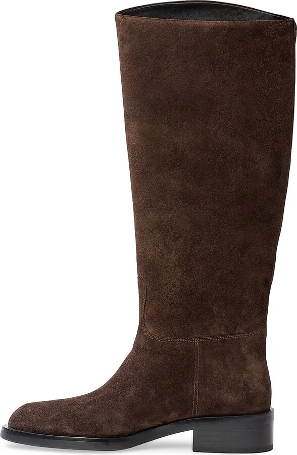 Women's Pace Suede Boots - Dark Brown Suede - Size 5 - Image 5