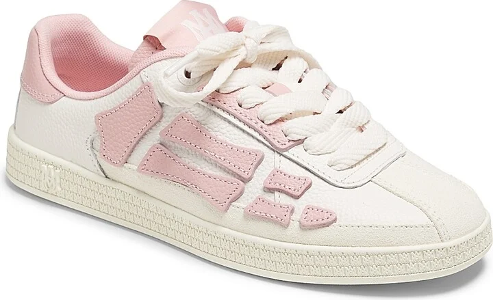 Women's Pacific Bones Leather Low-Top Sneakers - Vintage Pink - Size 11 - Image 2