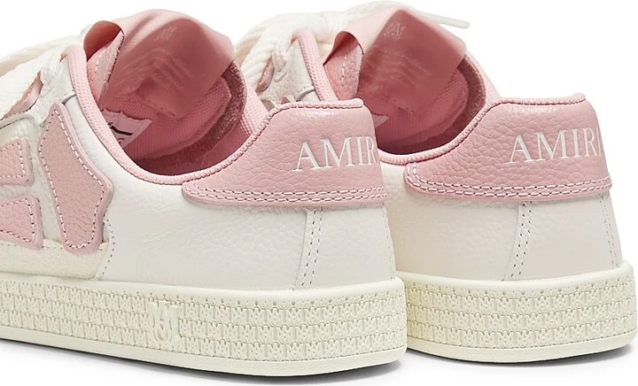 Women's Pacific Bones Leather Low-Top Sneakers - Vintage Pink - Size 11 - Image 3