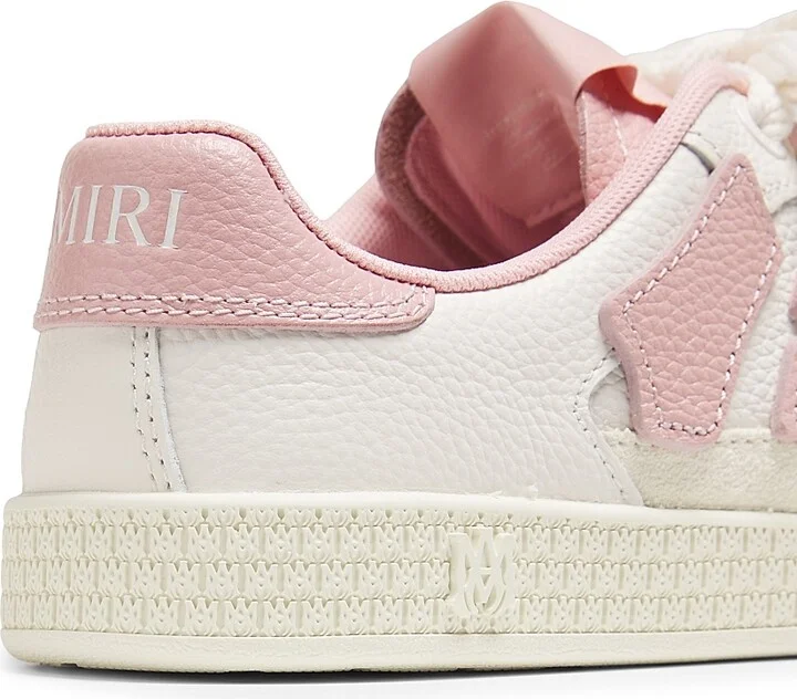 Women's Pacific Bones Leather Low-Top Sneakers - Vintage Pink - Size 11 - Image 5