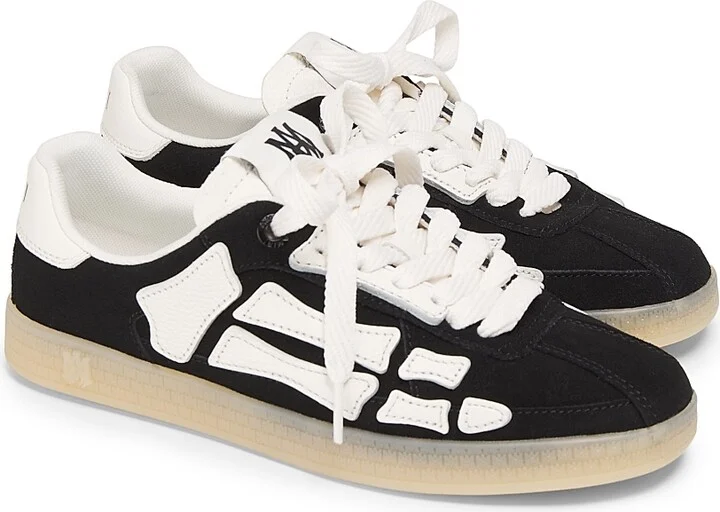 Women's Pacific Bones Leather Sneakers - Black - Size 11 - Image 2
