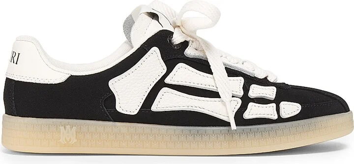 Women's Pacific Bones Leather Sneakers - Black - Size 11