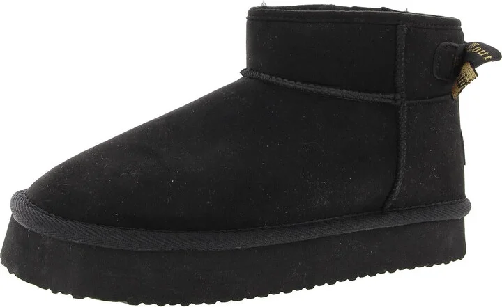 Womens Padded Insole Faux Suede Chukka Boots