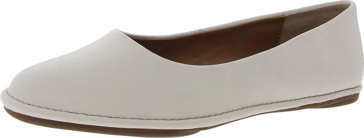 Womens Padded Insole Leather Loafers